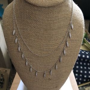 Chloe + Isabel Pave 2 row necklace